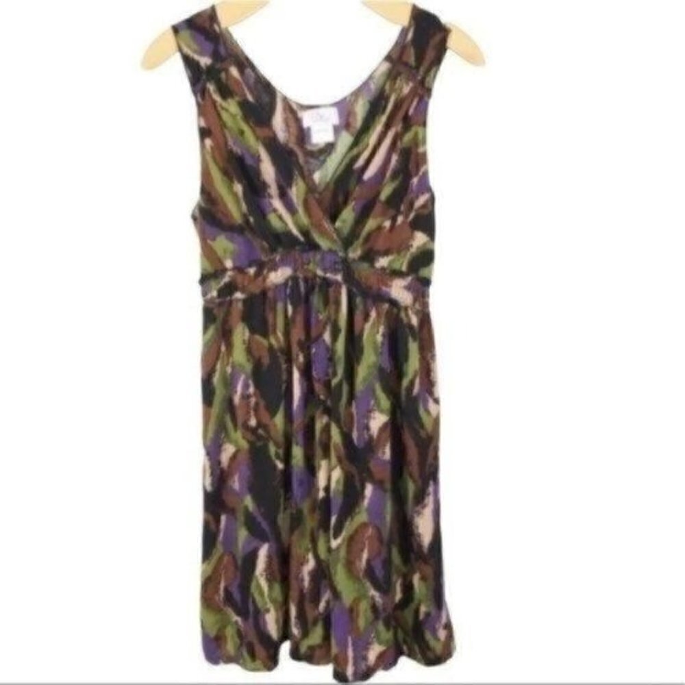 Oh Baby By Motherhood 100% Rayon Sleeveless Maternity Dress Size Large